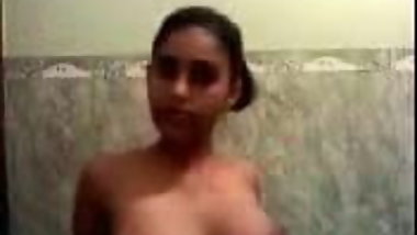 Indian teen girl with her boy friend