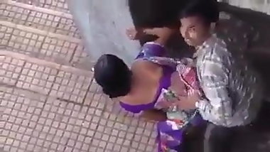 Indian couple caught in public