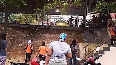Big Ass Indian mother Waiting At school