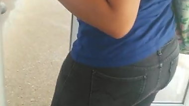 Candid big ass indian college student