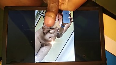 CUM TRIBUTE FOR MY GIRLFRIEND PUSSY..