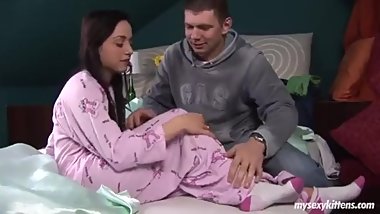Riding on a cock early morning