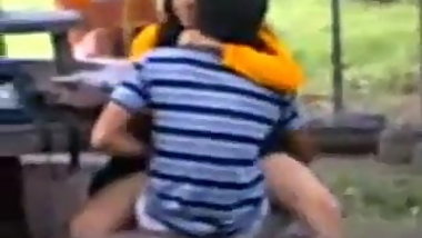 Paki indian public sex on bench