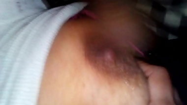 Wank on boobs