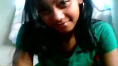 Desi Shy slim Teen bachi shows small tender boobs to bf