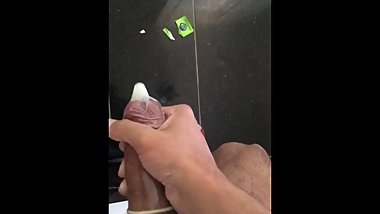 Putting on and cumshot in condom uk bengali indian
