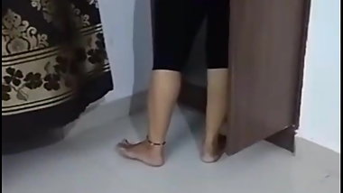 Dedi wife changing her clothes while hubby record it