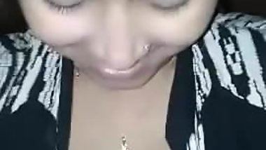 22 aunty with boyfriend kissing and fucking