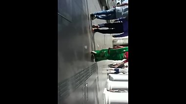 indian beautiful girl's veri tight ass walking in slow motion