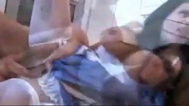 Indian Babe In White Lingerie Fucked Hard