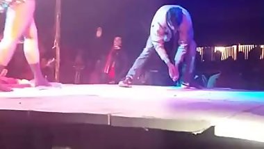 booby aunty on stage naked pressed