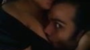 Indian Couple Kissing and Titty Licking