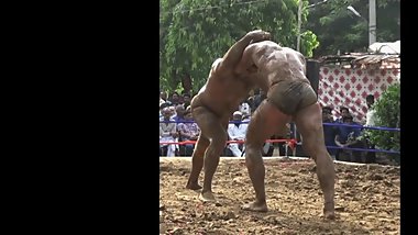 Indian Wrestler's hot ass