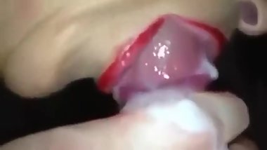 Girlfriend sucking my dick