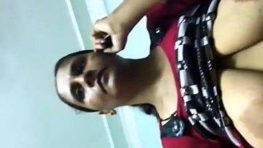 Saggy lady playing with dick (Hindi audio)