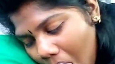22 Tamil College Blowjob in Car