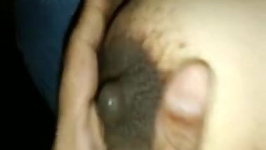 indian wife boob press