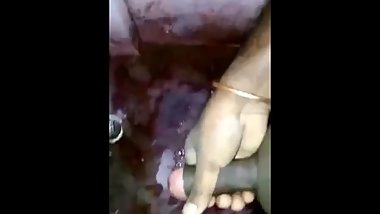 Indian Guy Shoots a Load for Me in a Public Bathroom