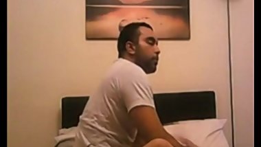 Indian couple fucks at home