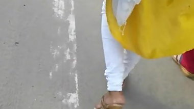 cum on busty yellow salwar(with nipple pokie)