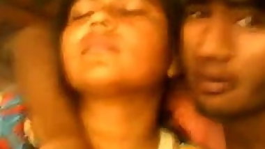 22 boy sucking aunty boobs and press fing