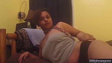 Curvy Indian babe shows off her beautiful big ass and tits