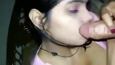 Hot NorthIndian Girl riding her Boss Cock after blowjob