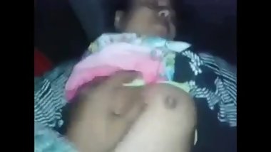 Shy Indian girl fingered in car