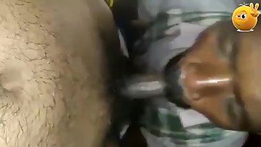 Public bathroom sucking