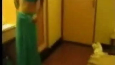 Green saree