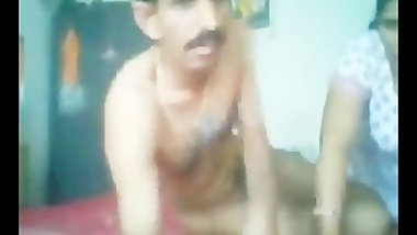 Indian married couple enjoying sex