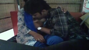 Young couple in a restaurant