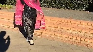 Black Satin Salwar