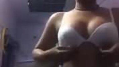 Indian teen changing clothes