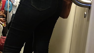 Indian girl jeans ass