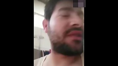 Arab handsome man big cock cum