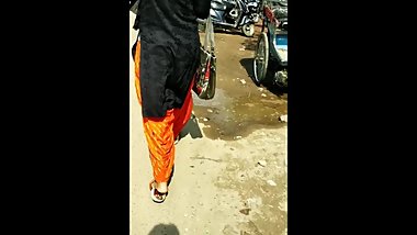 indian beauty girl with big ass walking